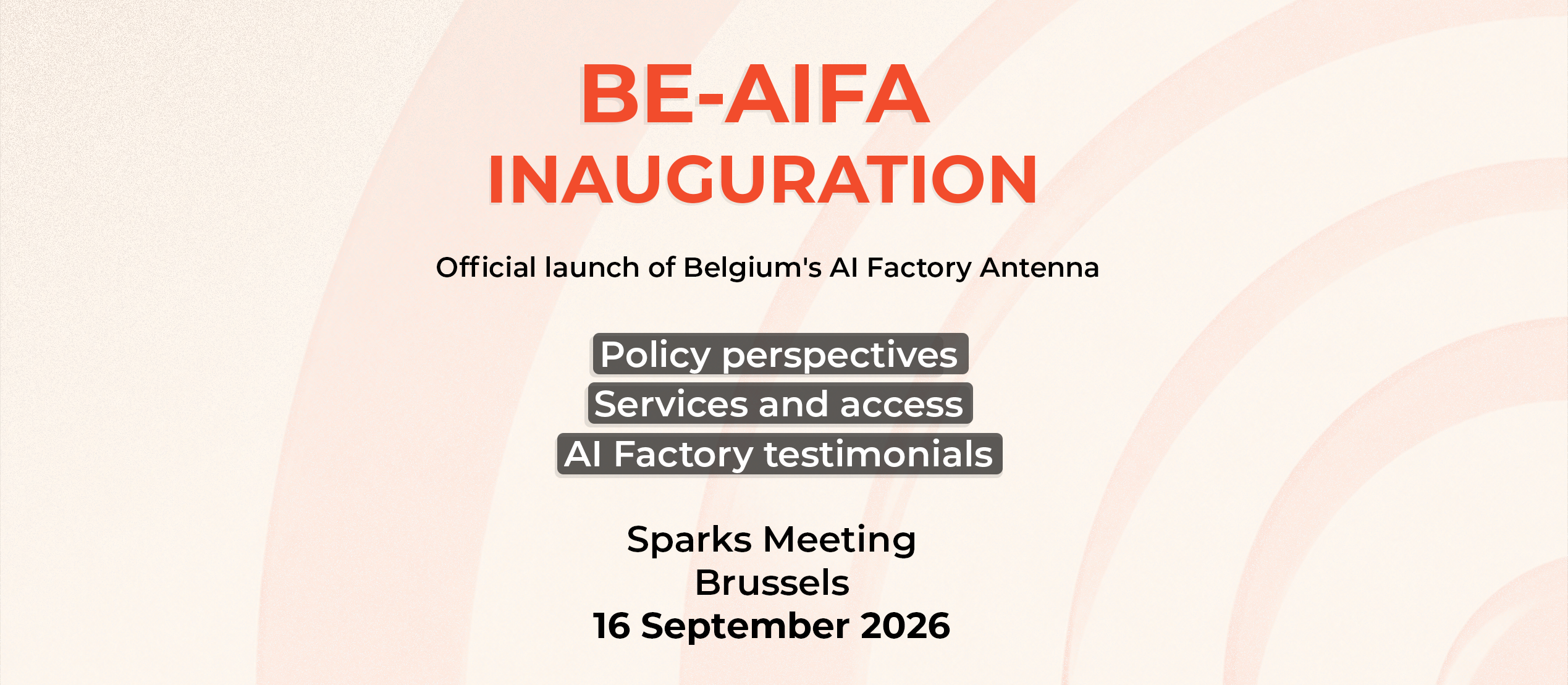 Événement d'inauguration de BE-AIFA